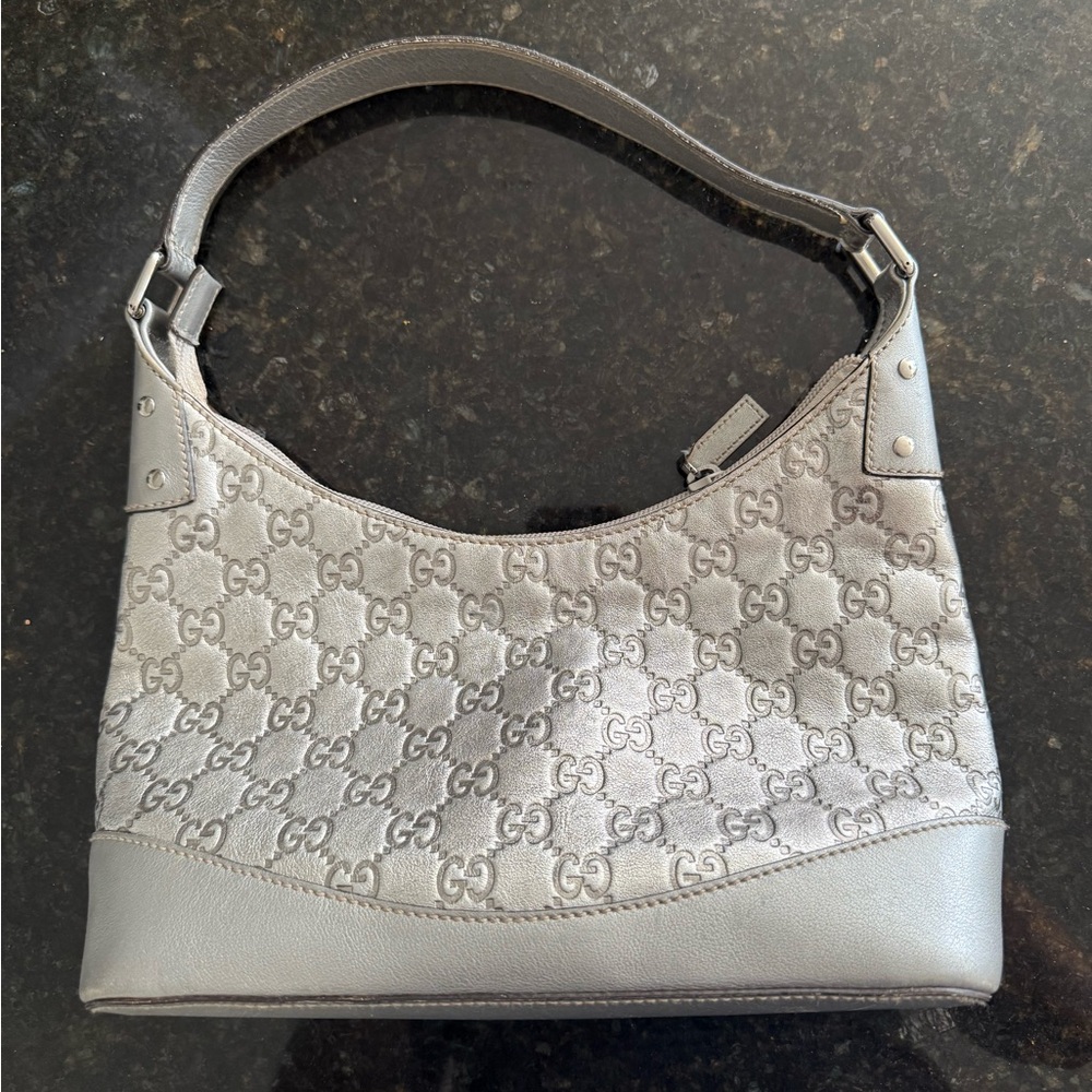 Gucci Silver Bag